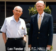 Francis C. Hall et Leo Fender