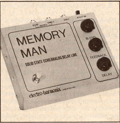 Electro-Harmonix Memory Man Solid State Echo/Analog Delay 