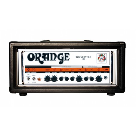 Ampli Guitare Orange Tête  Rockerverb Noire 100W RK100H MKII