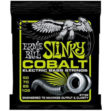 Jeu Cordes Basse Ernie Ball Cobalt Slinky 50-105