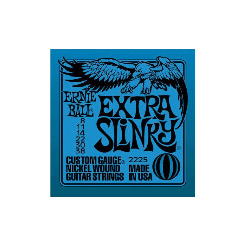 Jeu Cordes Ernie Ball Extra Slinky 8/38