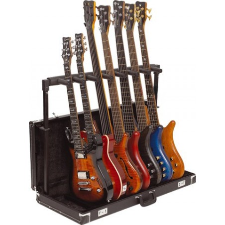 Stand Rockstand pour 7 Guitares Pliable en Etui
