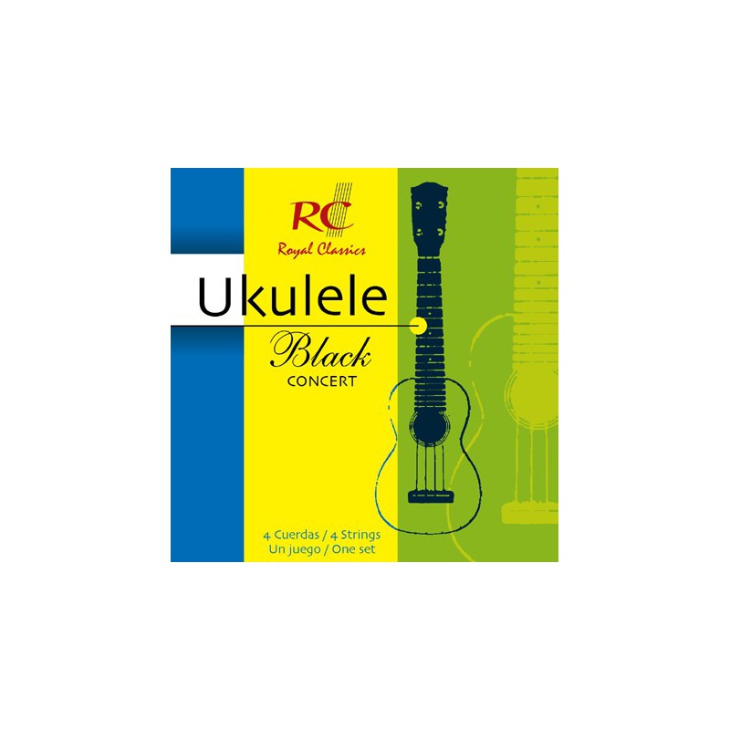 Royal Classic Ukulele Black Concert