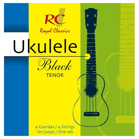 Royal Classic Ukulele Black Tenor