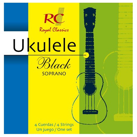 Royal Classic Ukulele Black Soprano
