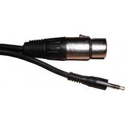 Cordon Adaptateur J M ST 3.5/XLR F 6.35 3m Yellow Cable