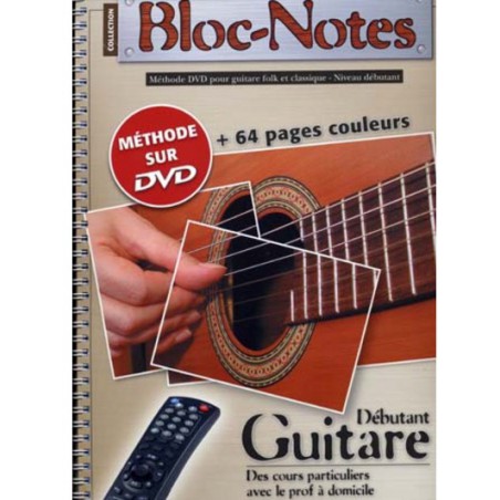Bloc-Notes Débutant guitare DVD